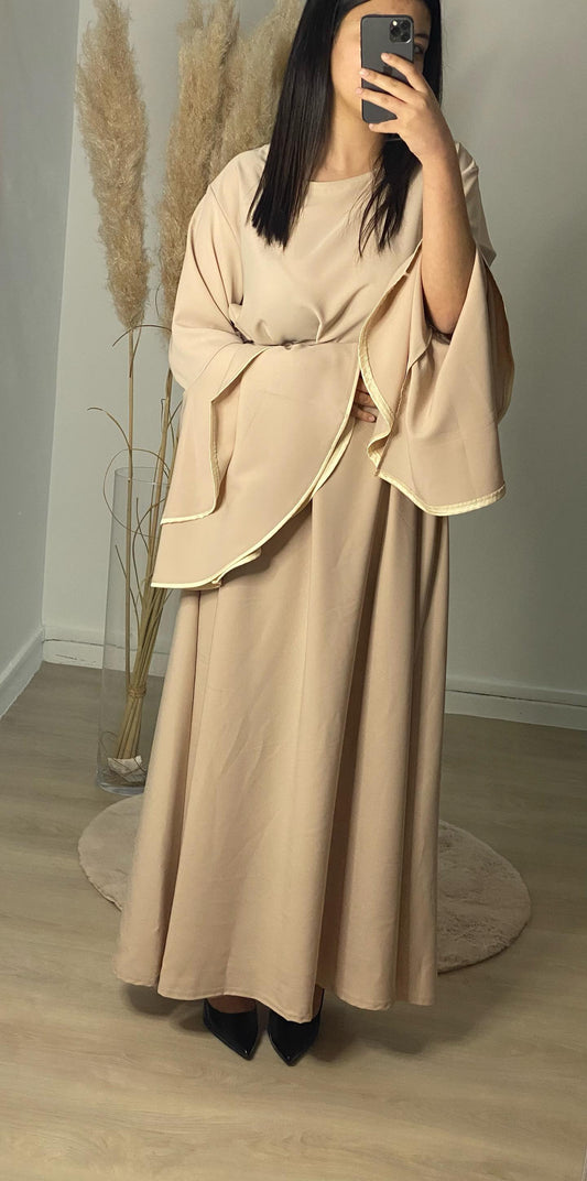 ABAYA DOUBLE MANCHE